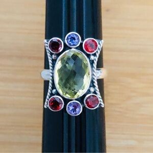 $122 Limited Edition Nicky Butler Estate Ring  Size 10   #70/600   NB 925 INDIA